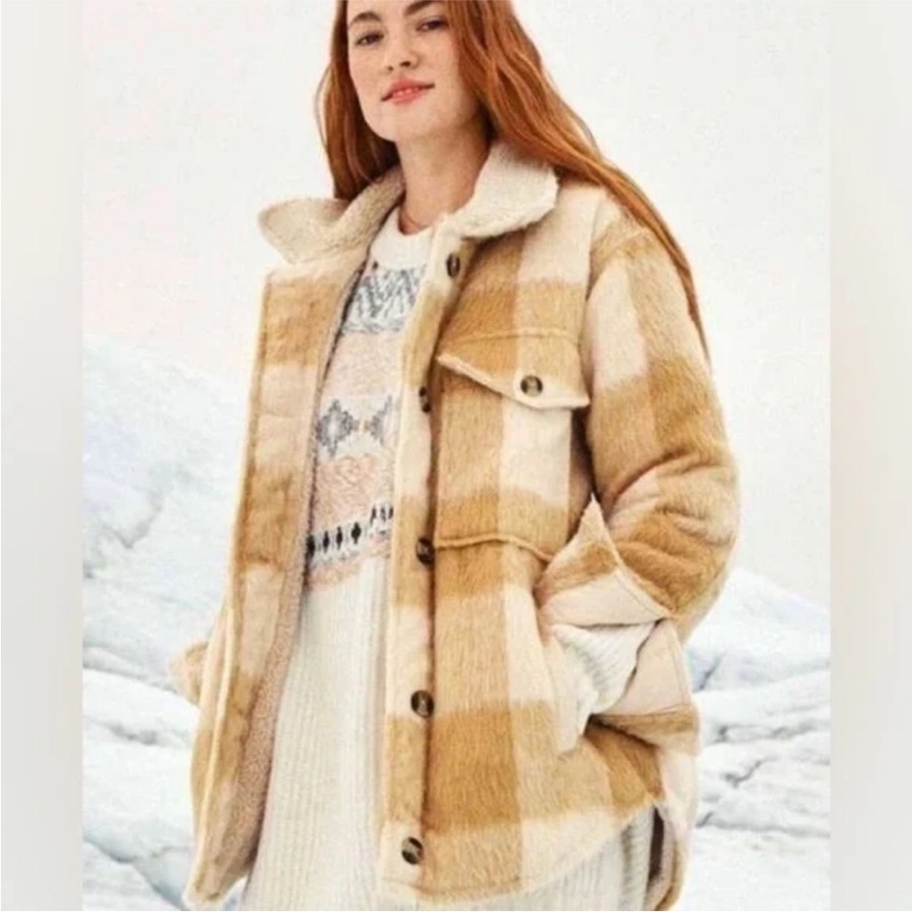 American Eagle Outfitters Oversized Plaid Shacket